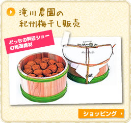 滝川農園の紀州梅干し販売 -どっちの料理ショーの特選素材-